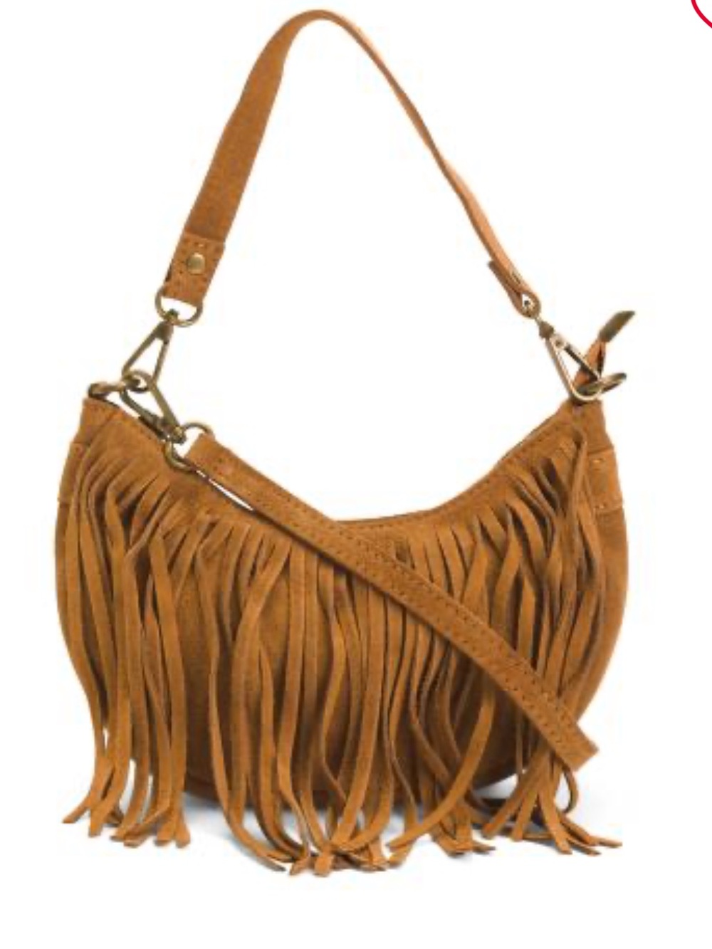 NWT Marlon Shoulder Bag with Top Fringe